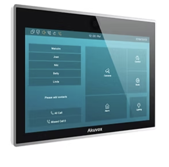 קיט אינטרקום 2 גידים IP Palwintec MEGA-250 2W עם מסך 7 אינץ' | ezcam