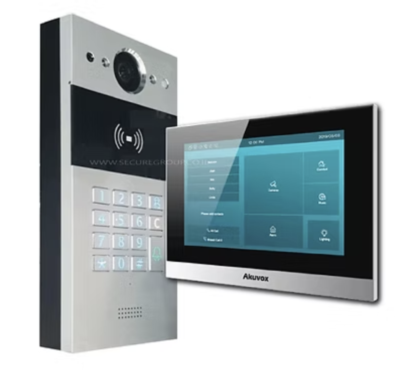 קיט אינטרקום 2 גידים IP Palwintec MEGA-250 2W עם מסך 7 אינץ'