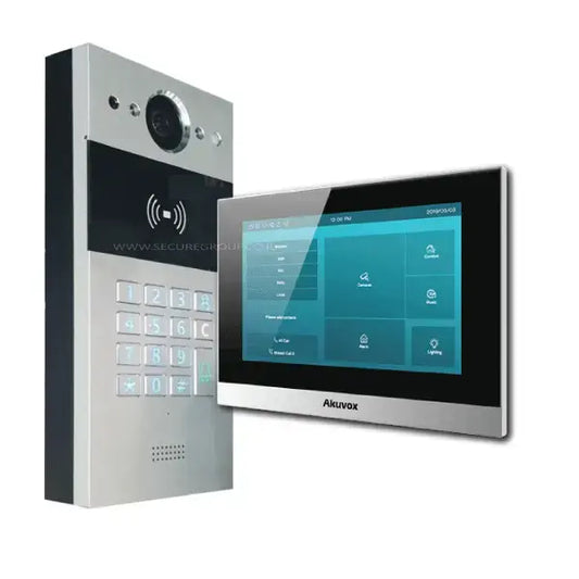 קיט אינטרקום IP SIP Mega-250 עם מסך מגע 7 אינץ'