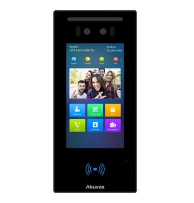 קיט אינטרקום IP Palwintec MEGA CITY 50 עם מסך 7 אינץ' וזיהוי פנים
