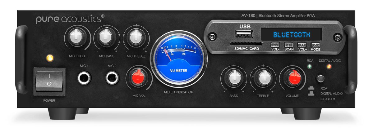 av 180 pure acoustics bluetooth stereo amplifier front XL sec 4 min e1694333190610
