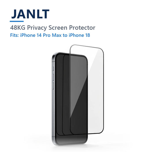 JANLT 48KG privacy screen protector for iPhone