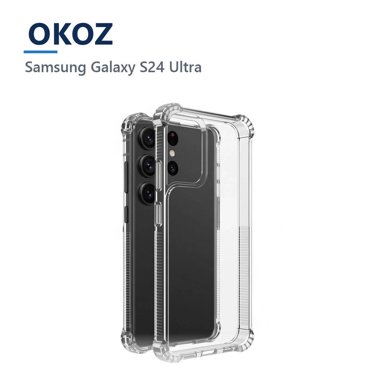 OKOZ clear case Samsung Galaxy S24 Ultra