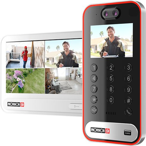 אינטרקום וידאו IP דגם INT-320WIPN עם זיהוי פנים וחיבור WiFi מבית PROVISION-ISR