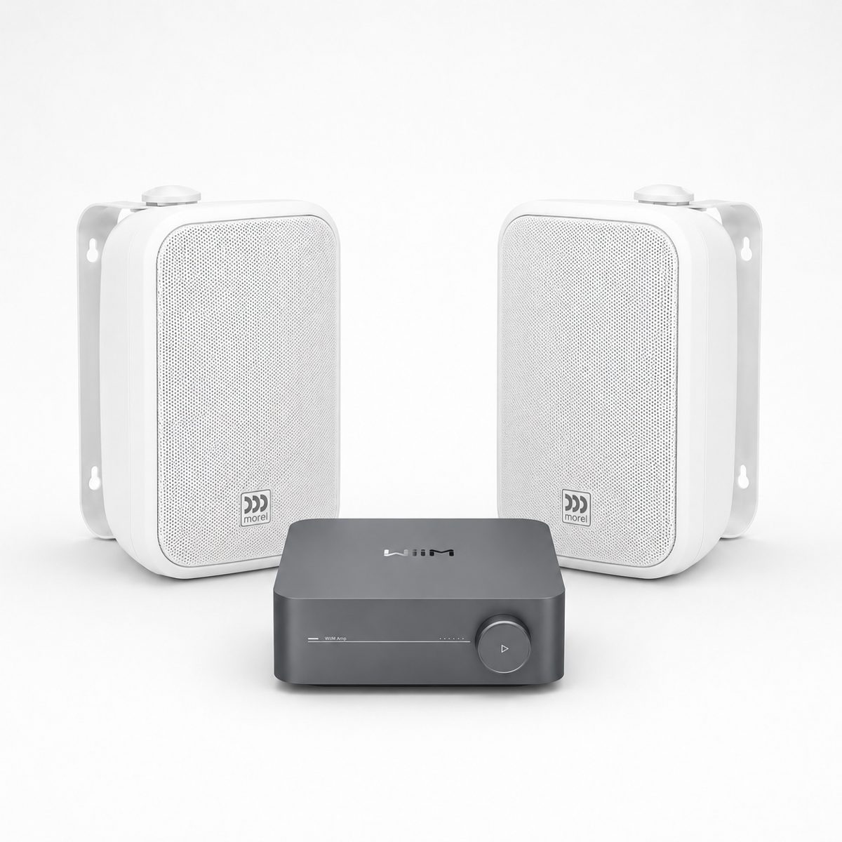 קיט שמע חוץ Wiim Amp עם זוג רמקולים Morel BREEZ AW800