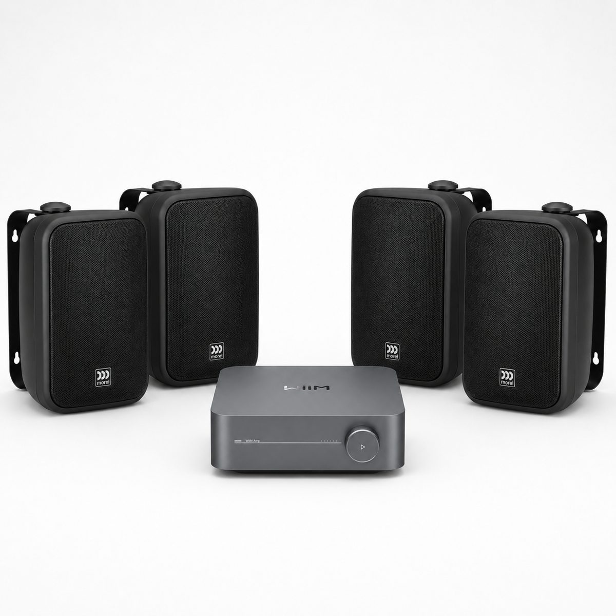 קיט שמע חוץ Wiim Amp עם שני זוגות רמקולים Morel BREEZ AW600