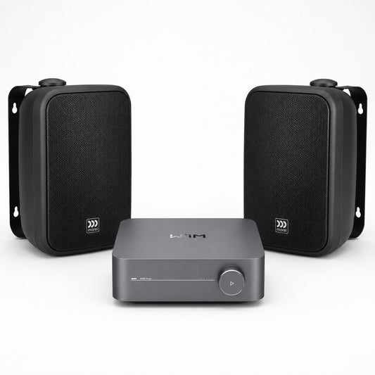 קיט שמע חוץ Wiim Amp עם זוג רמקולים Morel BREEZ AW600