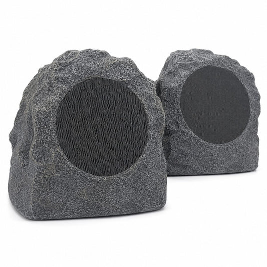זוג רמקולי סלע מוגברים Bluetooth DLX MAGIX STONE-8 BT לגינה