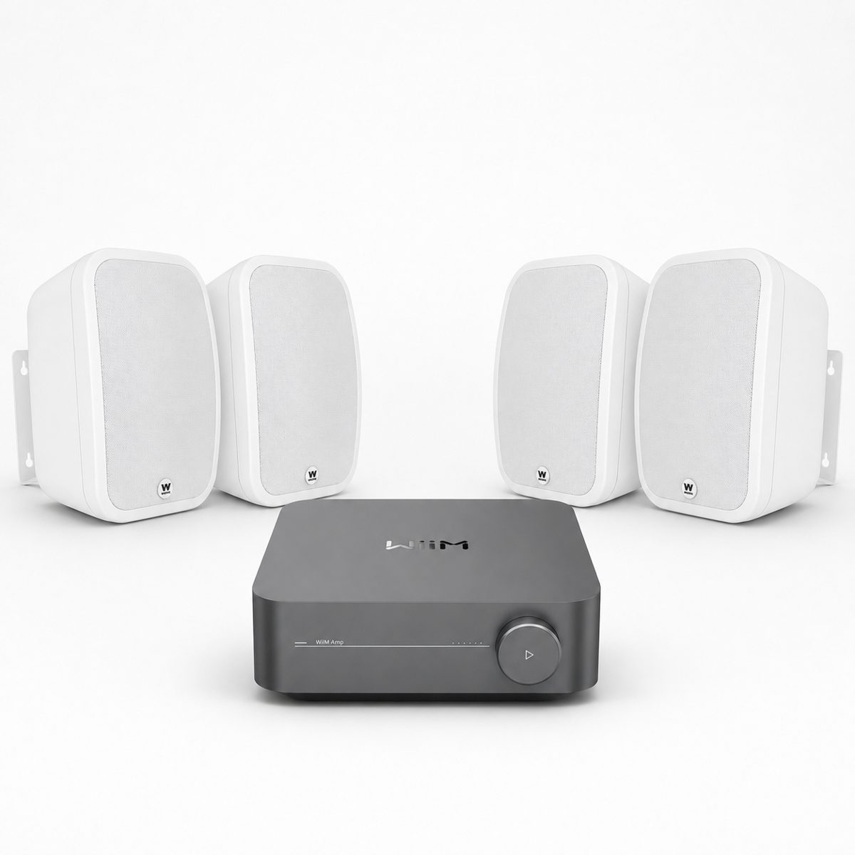 קיט שמע חוץ Wiim Amp עם שני זוגות רמקולים Work Pro NEO 8 IP
