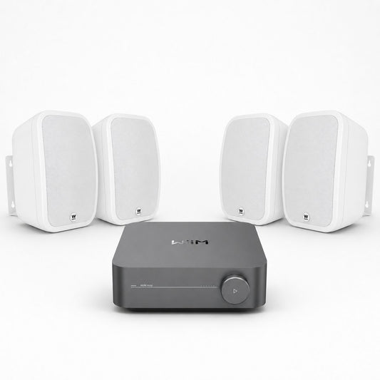 קיט שמע חוץ Wiim Amp עם שני זוגות רמקולים Work Pro NEO 8 IP